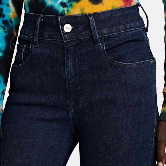 NEW FRAME DARK WASH SKINNY JEANS - Picture 3 of 11